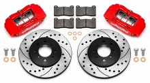 Wilwood 90-01 Integra / 90-05 Civic Forged DPHA Drilled Red Caliper and Rotor Kit